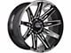 Off-Road Monster M25 Gloss Black Milled 6-Lug Wheel; 20x10; -19mm Offset (21-24 Bronco, Excluding Raptor)