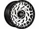 Off-Road Monster M50 Gloss Black Machined with Black Ring 6-Lug Wheel; 20x9.5; -12mm Offset (21-24 Bronco, Excluding Raptor)