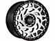 Off-Road Monster M50 Gloss Black Machined with Black Ring Wheel; 17x9 (20-24 Jeep Gladiator JT)