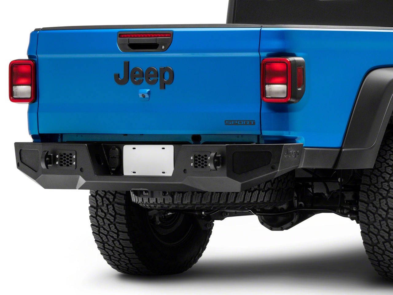 Jeep Licensed by RedRock Jeep Gladiator HD Rear Bumper with Jeep Logo ...