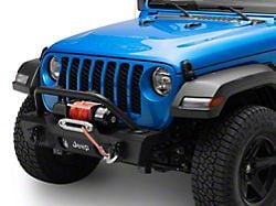 Jeep Licensed by RedRock HD Stubby Front Bumper with Backlight LED Jeep Logo (20-24 Jeep Gladiator JT)