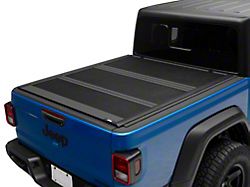 Jeep Licensed by TruShield Low Profile Hard Tri-Fold Tonneau Cover with Jeep Logo (20-25 Jeep Gladiator JT w/o Trail Rail System)