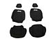 Jeep Licensed by TruShield Neoprene Front and Rear Seat Covers; Black (20-24 Jeep Gladiator JT w/ Rear Cup Holder)