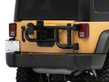 Jeep Licensed by RedRock HD Tire Carrier for OEM Tail Gate with Jeep Logo (07-18 Jeep Wrangler JK)