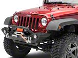 Jeep Licensed by RedRock Trail Force HD Front Bumper with LED Lights and Jeep Logo (07-18 Jeep Wrangler JK)