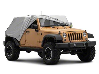 Jeep Licensed by TruShield All-Weather Cab Cover (07-18 Jeep Wrangler JK 4-Door)