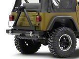 Jeep Licensed by RedRock Classic Rear Bumper with Tire Carrier and Jeep Logo (87-06 Jeep Wrangler YJ & TJ)