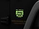 Jeep Licensed by RedRock Go Topless Jeep Decal; Lime Green (87-18 Jeep Wrangler YJ, TJ & JK)