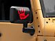 Jeep Licensed by RedRock Jeep Wave Grille Decal; Red (87-18 Wrangler YJ, TJ & JK)