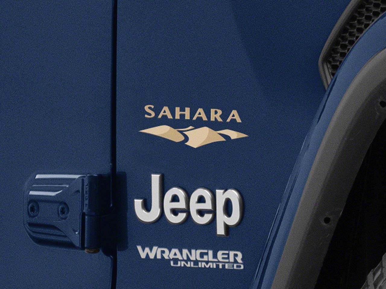 Jeep Licensed by RedRock Jeep Wrangler Sahara Logo; Light J181435 (87-18  Jeep Wrangler YJ, TJ & JK) - Free Shipping