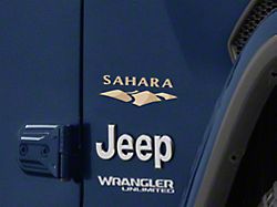 Jeep Licensed by RedRock Sahara Logo; Light (87-18 Jeep Wrangler YJ, TJ & JK)