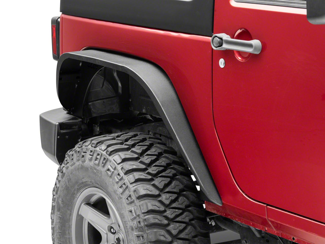 Jeep Licensed by RedRock Jeep Wrangler Slim Fender Flares with Jeep ...