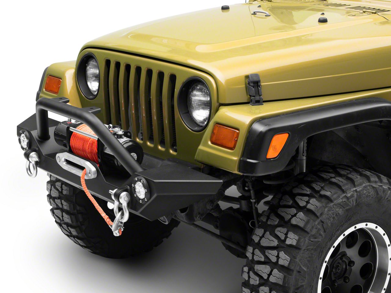 Jeep Licensed by RedRock Jeep Wrangler Trail Force HD LED Front Bumper ...