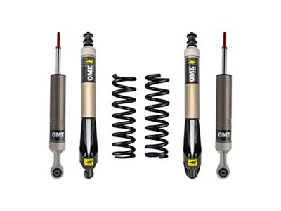 Old Man Emu 2-Inch Front MT64 Suspension Lift Kit with Shocks; 220 to 330 lb. Front Load (16-23 Tacoma)