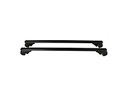 OMAC Lockable Roof Rack Cross Bars; Black (06-09 4Runner)