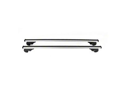 OMAC Lockable Roof Rack Cross Bars; Gray (10-24 4Runner)