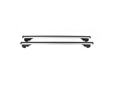 OMAC Lockable Roof Rack Cross Bars; Silver (06-09 4Runner)