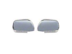 OMAC Mirror Cap Covers; Silver (03-09 4Runner)