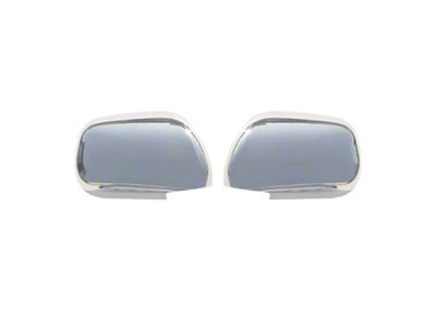 OMAC Mirror Cap Covers; Silver (03-09 4Runner)