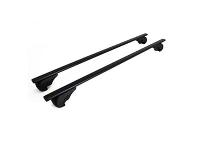 OMAC Roof Rack Cross Bars; Black (06-09 4Runner)