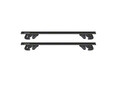 OMAC Roof Rack Cross Bars; Black (10-24 4Runner)