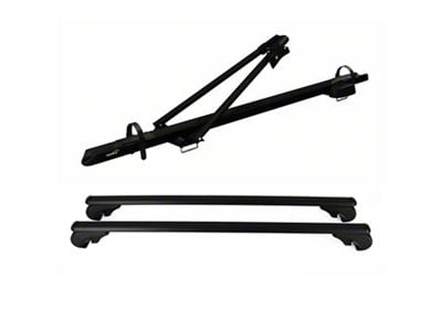 OMAC Bike Rack Carrier Roof Rack; Black (21-25 Bronco Sport)