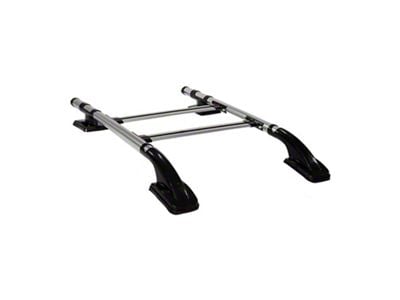 OMAC Top Roof Rack Side Rails; Gray (05-21 Frontier Crew Cab)