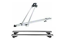 OMAC Bike Rack Carrier Roof Rack; Gray (14-23 Jeep Cherokee KL)