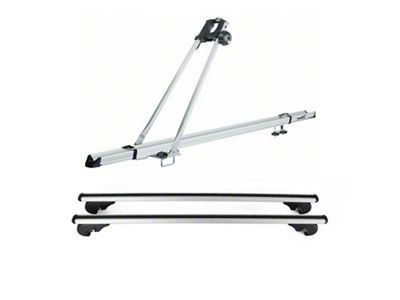 OMAC Bike Rack Carrier Roof Rack; Gray (14-23 Jeep Cherokee KL)