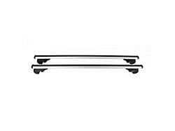 OMAC Lockable Roof Rack Cross Bars; Gray (14-23 Jeep Cherokee KL)