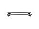 OMAC Lockable Roof Rack Cross Bars; Gray (14-23 Jeep Cherokee KL)