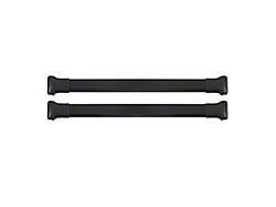 OMAC Roof Rack Cross Bars; Black (14-23 Jeep Cherokee KL)