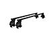 OMAC Smooth Roof Rack Cross Bars; Black (14-23 Jeep Cherokee KL)