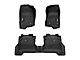 OMAC All Weather Molded Texan Front and Rear Floor Liners; Black (20-24 Jeep Gladiator JT)