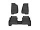 OMAC Premium 3D Front and Rear Floor Liners; Black (20-25 Jeep Gladiator JT)