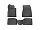 RIVAL 4x4 All Weather Molded 3D Front and Rear Floor Liners; Black (14-21 Jeep Grand Cherokee WK2)