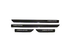 OMAC Door Sill Scuff Plates; Carbon Edition (11-21 Jeep Grand Cherokee WK2)