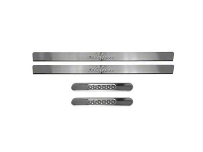 OMAC Door Sill Scuff Plates with Edition Logo (11-21 Jeep Grand Cherokee WK2)