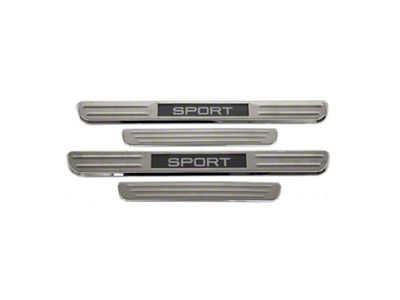 OMAC Illuminated Door Sill Scuff Plates with Sport Lettering (11-21 Jeep Grand Cherokee WK2)