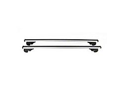 OMAC Lockable Roof Rack Cross Bars; Gray (99-04 Jeep Grand Cherokee WJ)