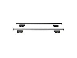 OMAC Lockable Roof Rack Cross Bars; Gray (22-24 Jeep Grand Cherokee WL)