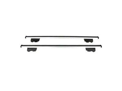 OMAC Lockable Roof Rack Cross Bars; Gray (22-24 Jeep Grand Cherokee WL)