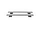 OMAC Lockable Roof Rack Cross Bars; Gray (22-24 Jeep Grand Cherokee WL)