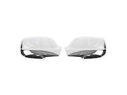 OMAC Mirror Cap Covers; Silver (05-10 Jeep Grand Cherokee WK)