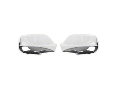 OMAC Mirror Cap Covers; Silver (05-10 Jeep Grand Cherokee WK)