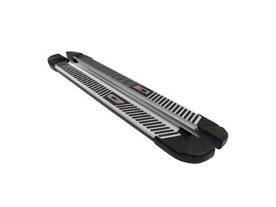 OMAC Nerf Side Step Running Boards; Black/Gray (05-10 Jeep Grand Cherokee WK)