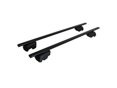 OMAC Roof Rack Cross Bars; Black (22-24 Jeep Grand Cherokee WL)