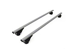 OMAC Roof Rack Cross Bars; Gray (05-10 Jeep Grand Cherokee WK)