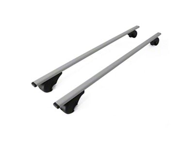 OMAC Roof Rack Cross Bars; Gray (05-10 Jeep Grand Cherokee WK)