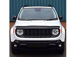 OMAC Bug Shield Hood Deflector; Black (15-18 Jeep Renegade BU)